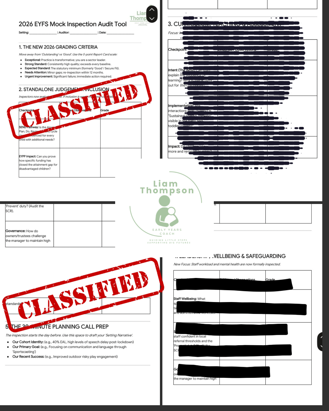 Ofsted 2026 inspection toolkit – Liams Early Years Coaching